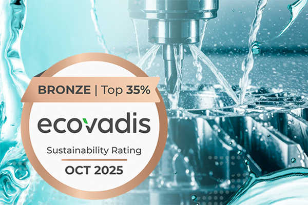 Bronze | Top 35%. Ecovadis Sustainability Rating October 2025.