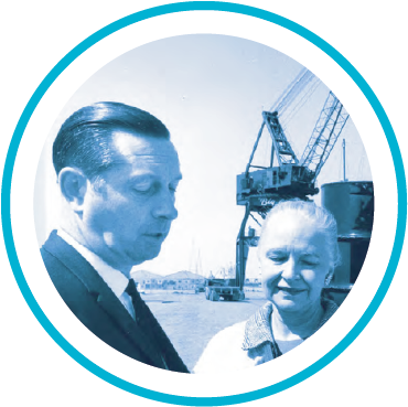 1951-1961 Master Fluid Solutions Clyde and Marian graphic