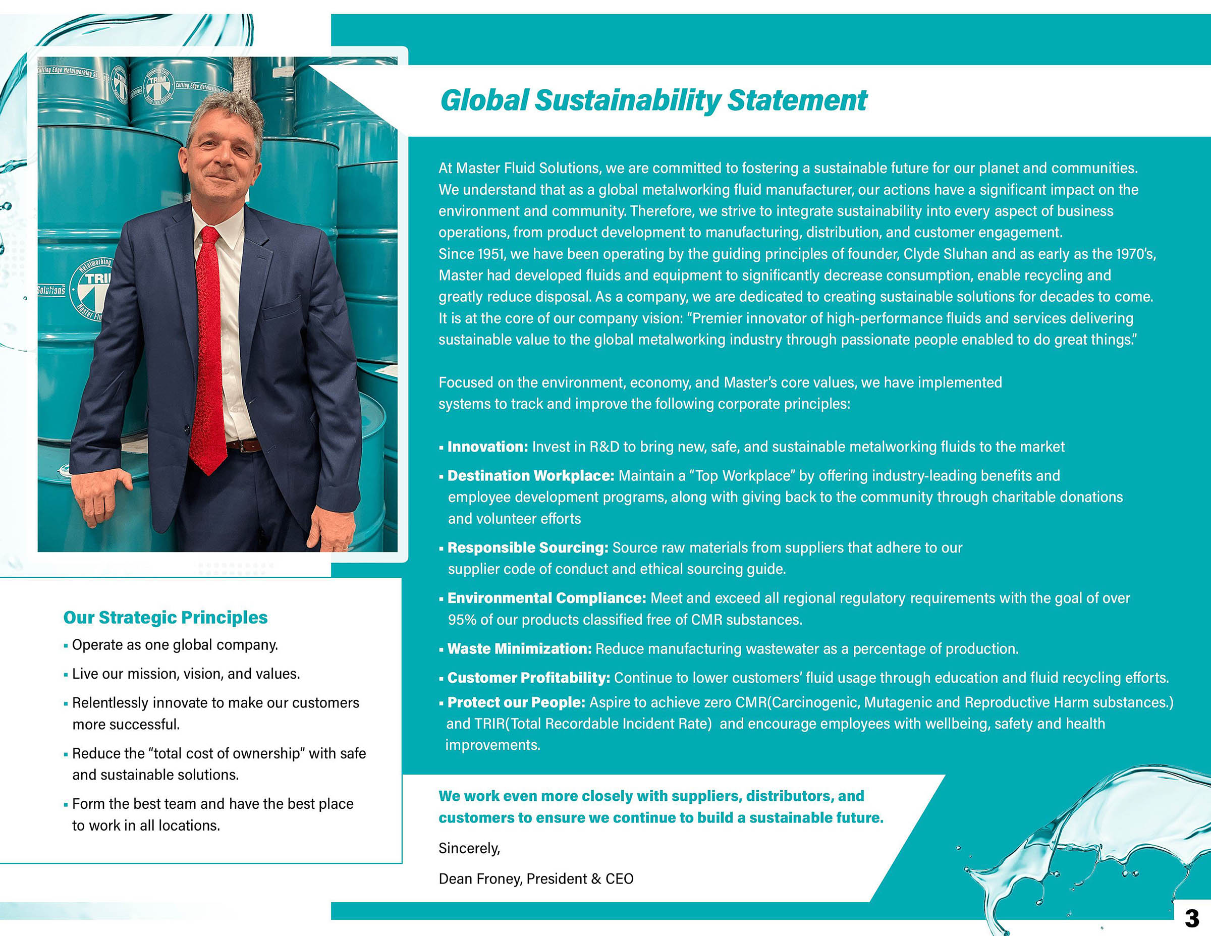 Sustainability Report - Global Sustainability Statement