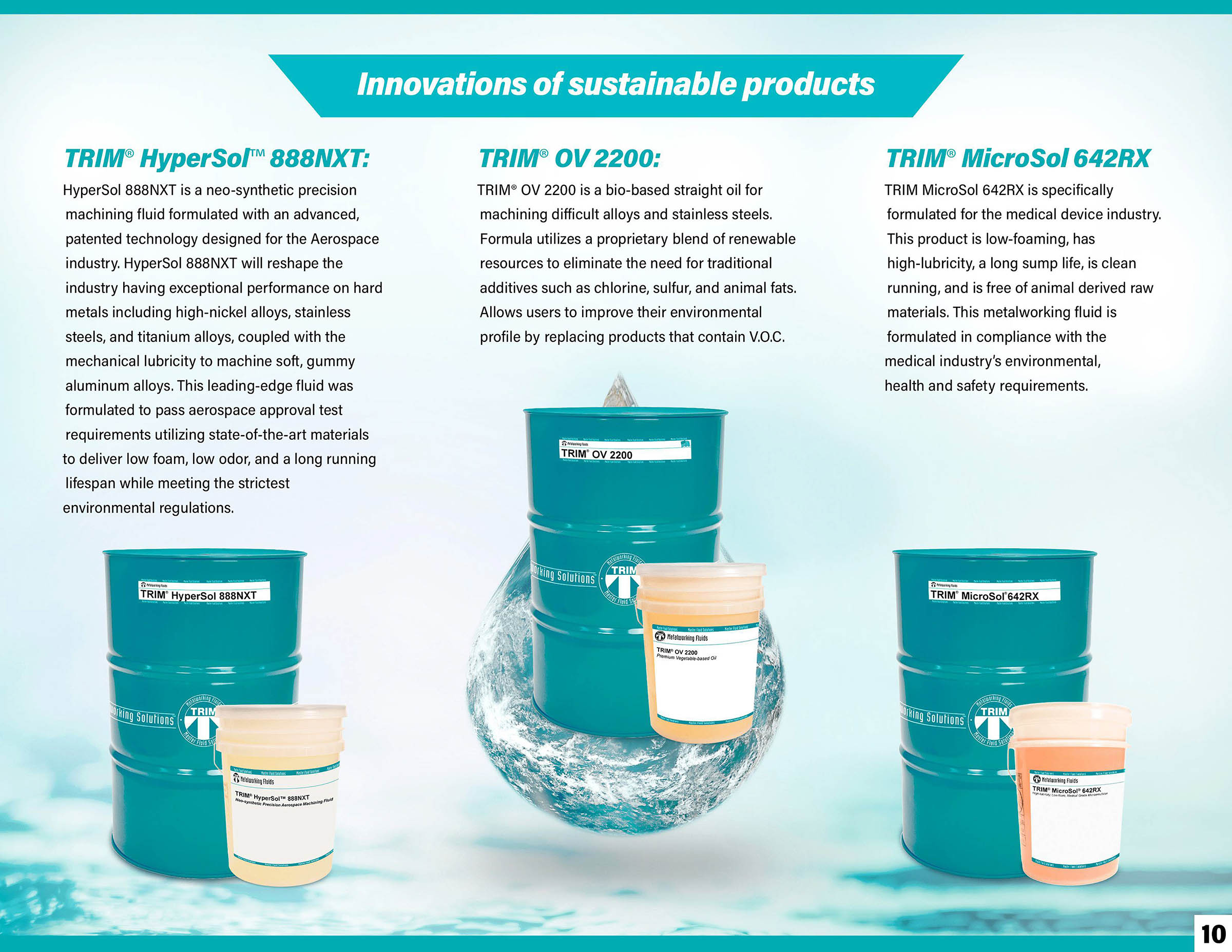 Sustainability Report - Innovations of sustainable products